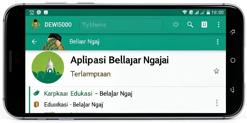 Antarmuka DEWI5000 yang interaktif dan informatif untuk Belajar Ngaji.