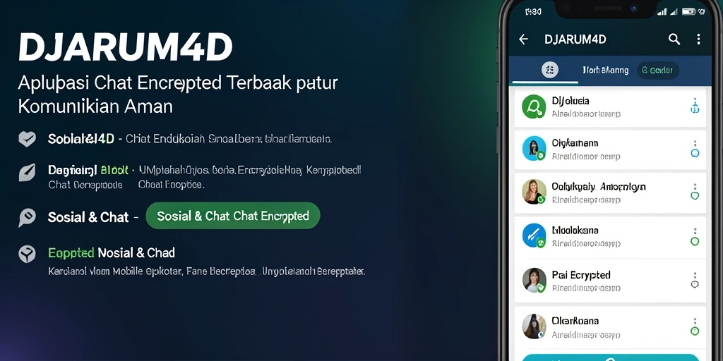 Antarmuka DJARUM4D yang intuitif untuk chatting aman.