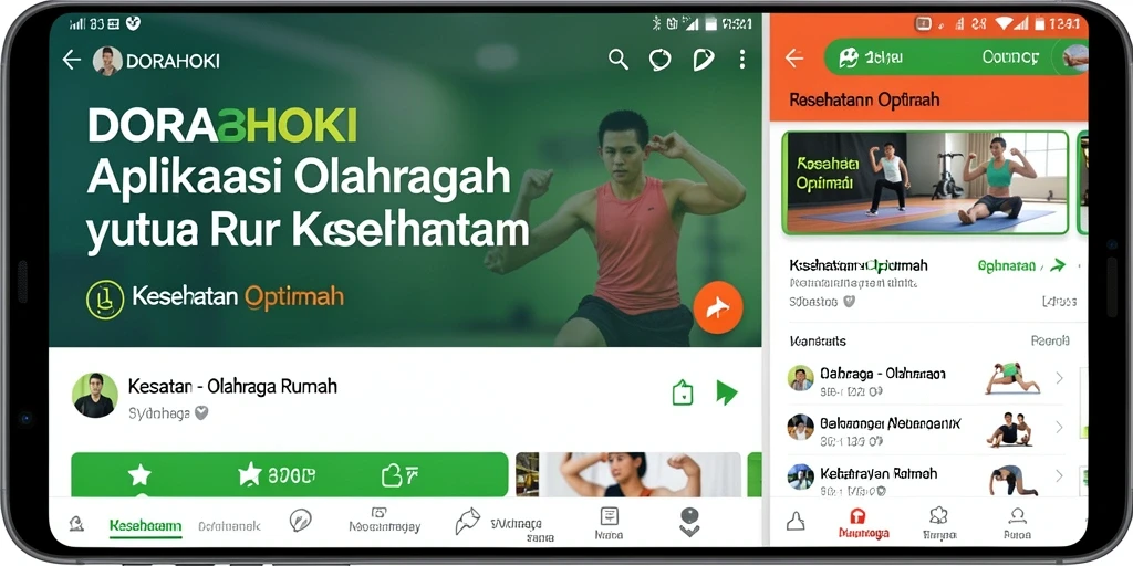 Antarmuka DORAHOKI yang ramah pengguna untuk Olahraga Rumah.