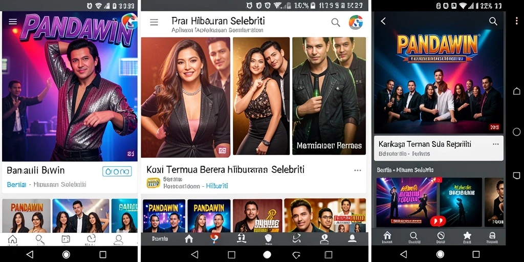 Tampilan antarmuka intuitif aplikasi PANDAWIN yang menarik.